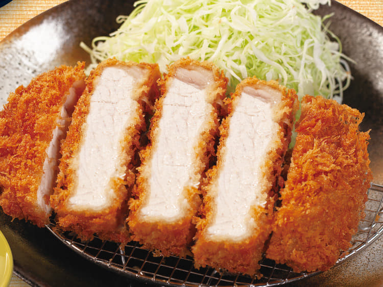 国産雪国育ち厚切りロースかつ定食