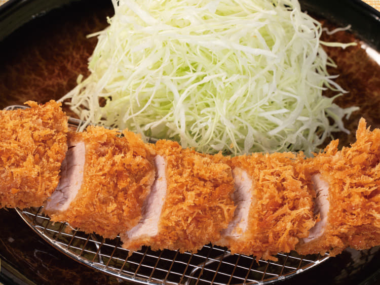 国産雪国育ち丸太ヒレかつ定食　