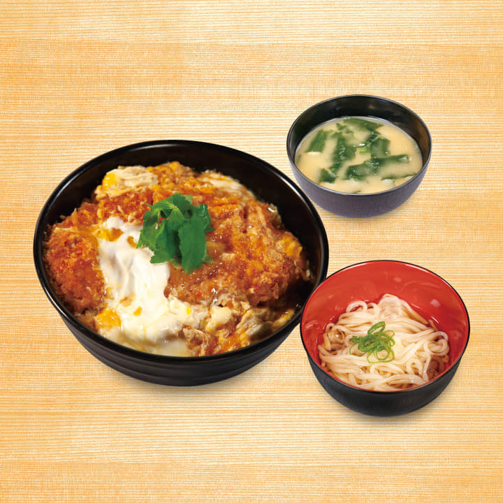 ロースかつ丼ミニうどんセット