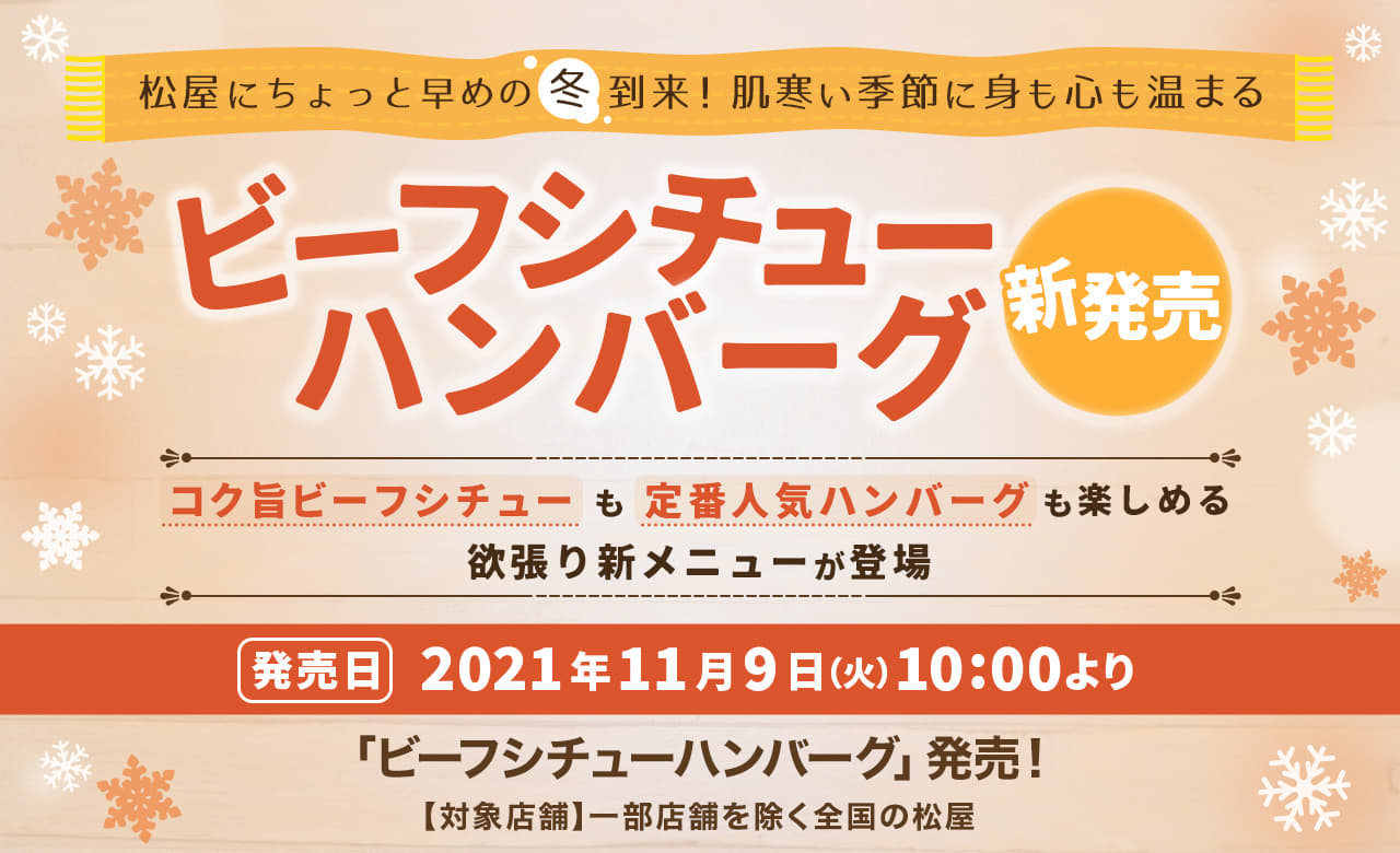 ビーフシチューハンバーグ新発売