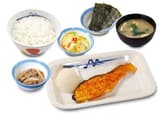 “炙り”焼鮭定食