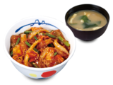 牛焼肉ピリ辛炒め丼