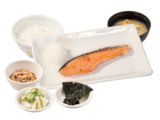 “炙り”焼鮭定食