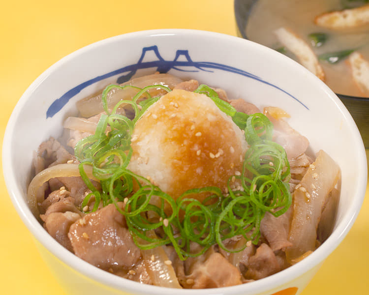 おろしポン酢豚めし メニュー 松屋