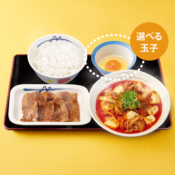 牛豆腐キムチチゲカルビ焼肉セット