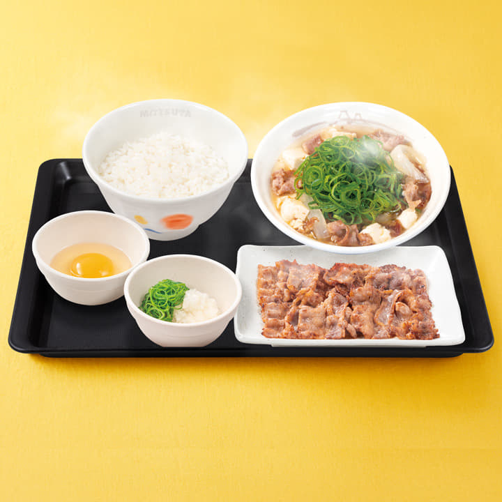 具だくさん肉吸いカルビ焼肉定食