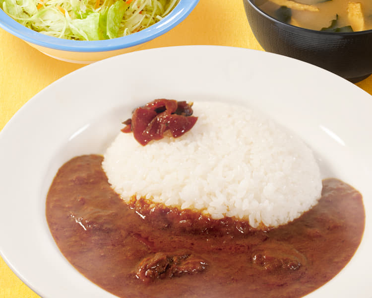 創業ビーフカレー彩り生野菜セット メニュー 松屋