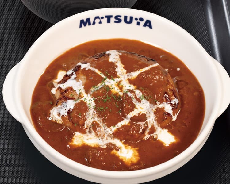 ブラウンハンバーグ定食ダブル