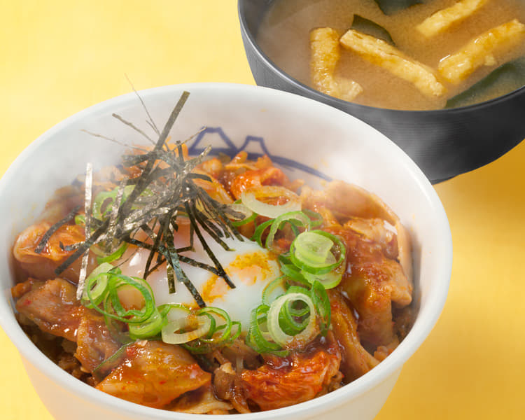 ビビン丼 メニュー 松屋