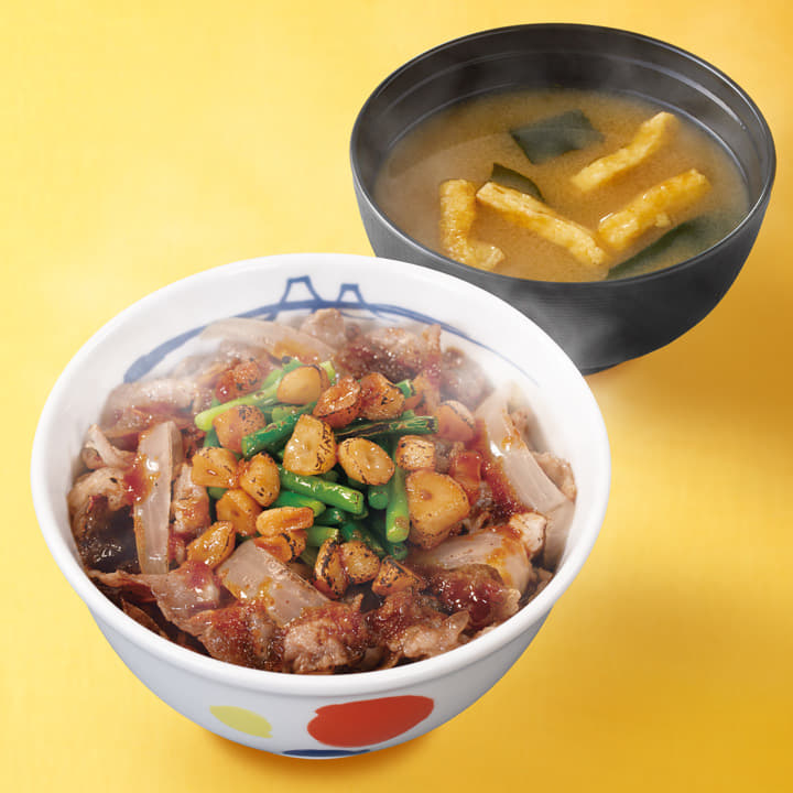 焦がしにんにく牛バラ焼丼