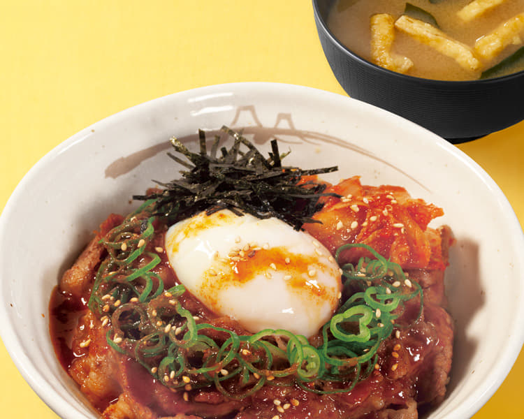 旨辛牛焼ビビン丼 メニュー 松屋