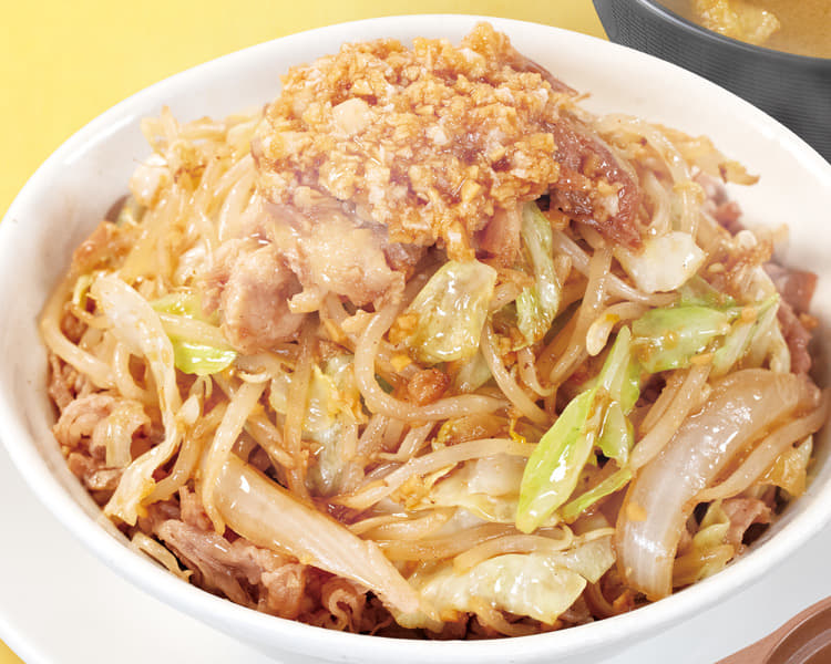 ニンニク野菜マシ大盛牛めし｜メニュー｜松屋