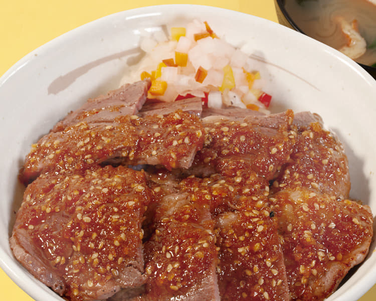牛ステーキ丼和風オリジナルソース
