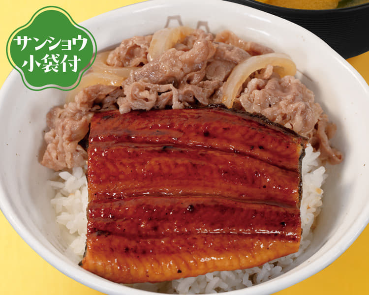 うなぎコンボ牛めし