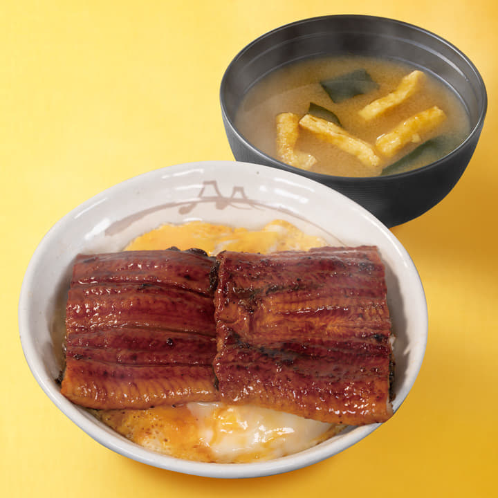 ダブルうなたま丼