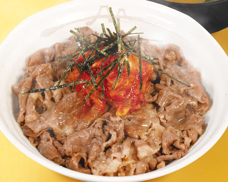 黒毛和牛肉倍盛キムカル丼