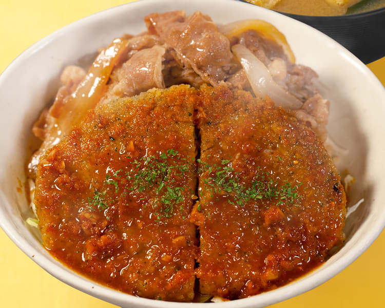 焼きかつコンボ牛めし