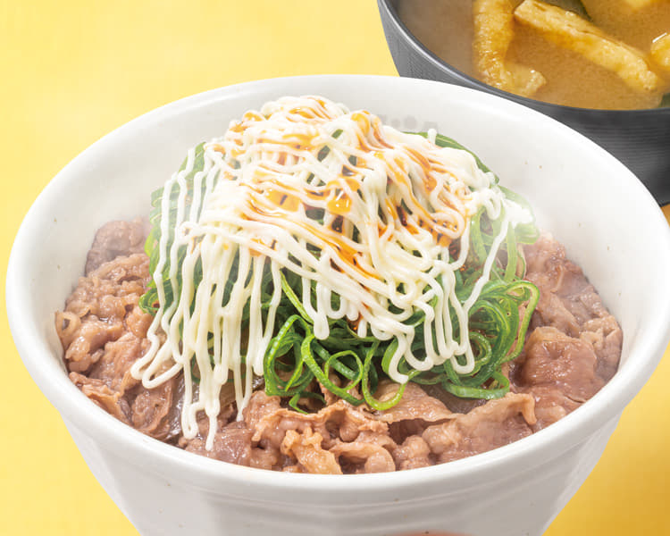 ねぎマヨ辣牛めし大盛