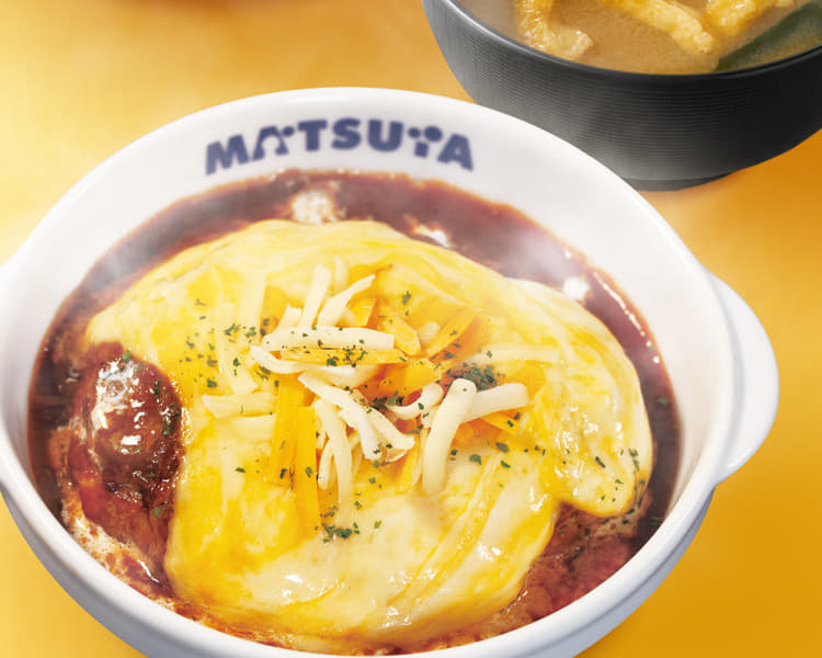 ブラウンソースチーズハンバーグ生野菜セット