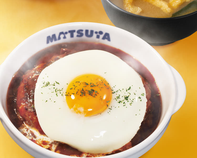 ブラウンソースエッグハンバーグ生野菜セット