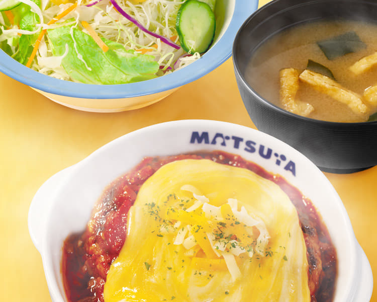 チーズうまトマハンバーグ生野菜セット