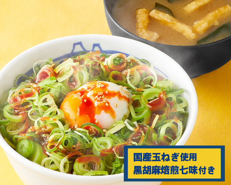 ネギたっぷりプレミアム旨辛ネギたま牛めし