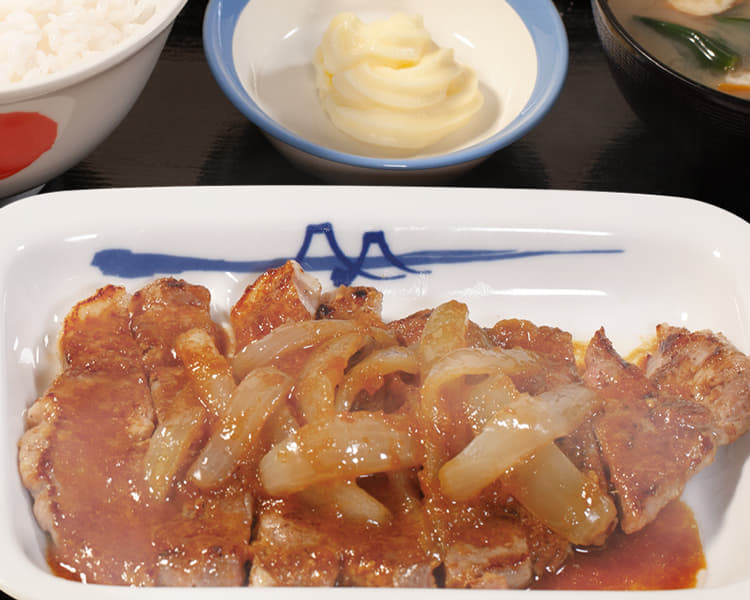 厚切り豚生姜焼ライスセット