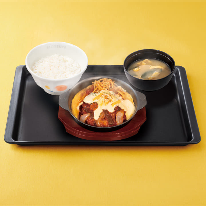 西条てっぱんナポリタン炙りチーズハンバーグ