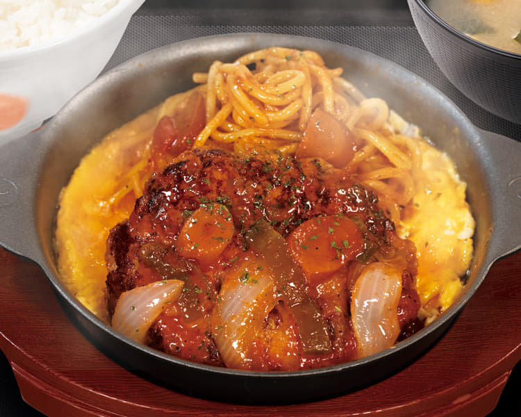 西条てっぱんナポリタンハンバーグ