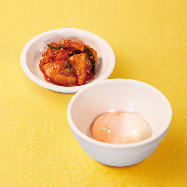 キムチ半熟玉子セット