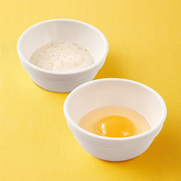とろろ生玉子セット