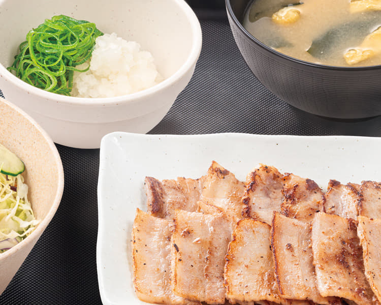厚切り豚カルビ焼肉定食単品