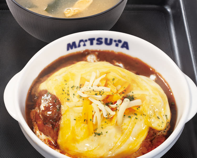 ブラウンソースチーズハンバーグ定食単品