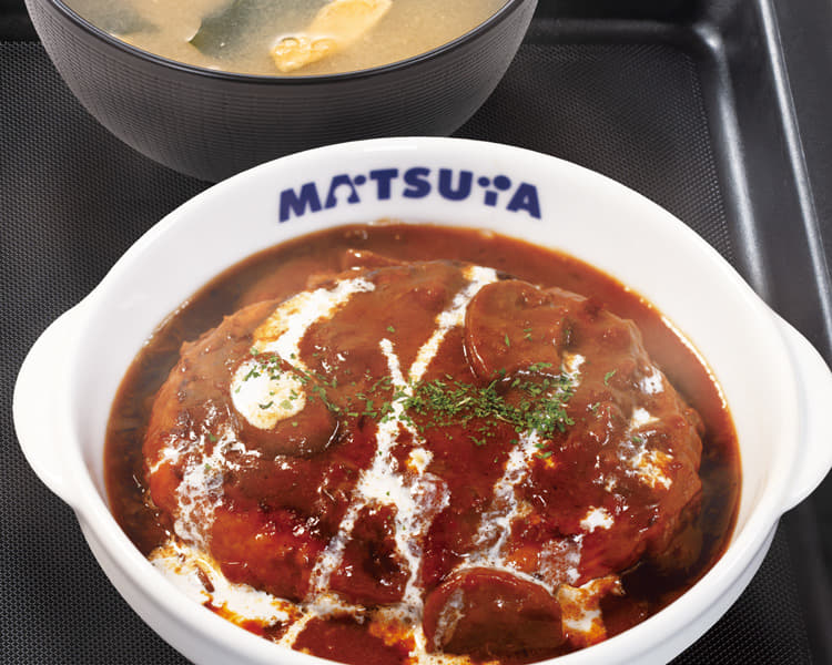 ブラウンソースハンバーグ定食