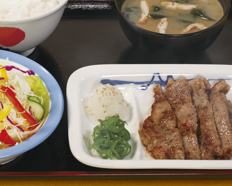 厚切り豚焼肉定食