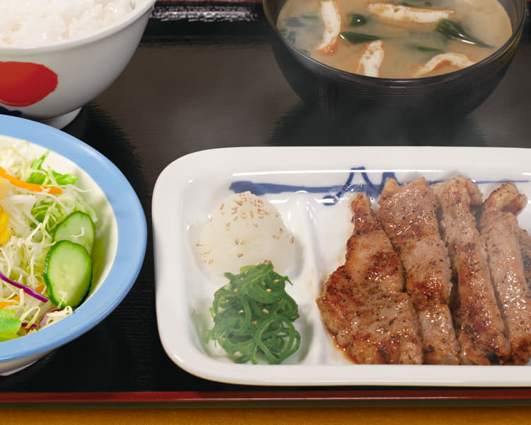 厚切り豚焼肉定食