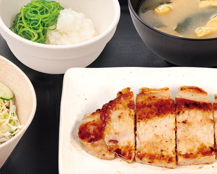 豚ロースグリル定食