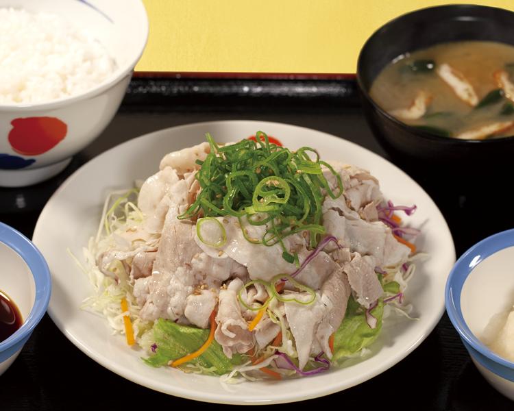 冷やし豚しゃぶ定食 メニュー 松屋 冷やし豚しゃぶ定食 メニュー 松屋