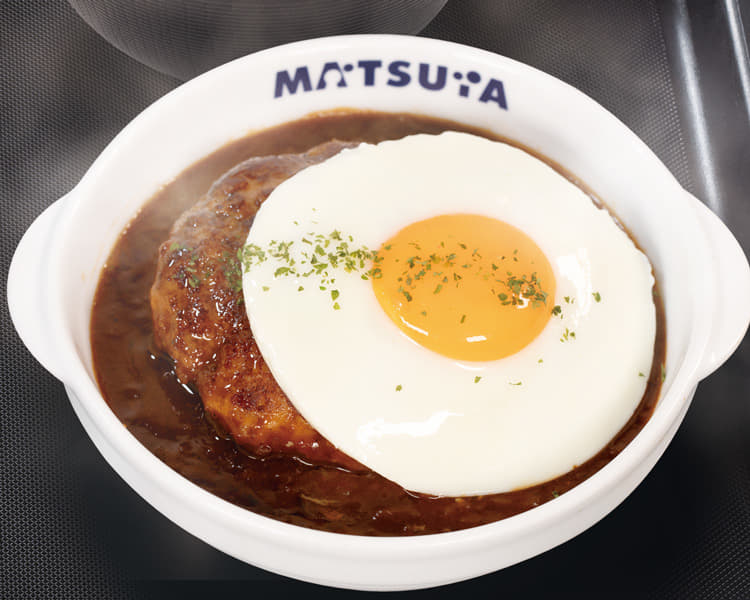 デミたまハンバーグ定食