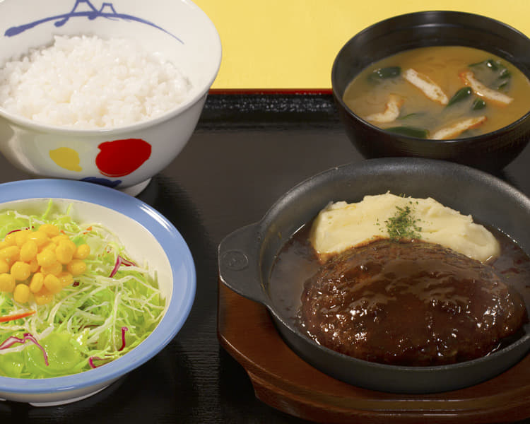 黒毛和牛100 ハンバーグ定食 メニュー 松屋 黒毛和牛100 ハンバーグ定食 メニュー 松屋