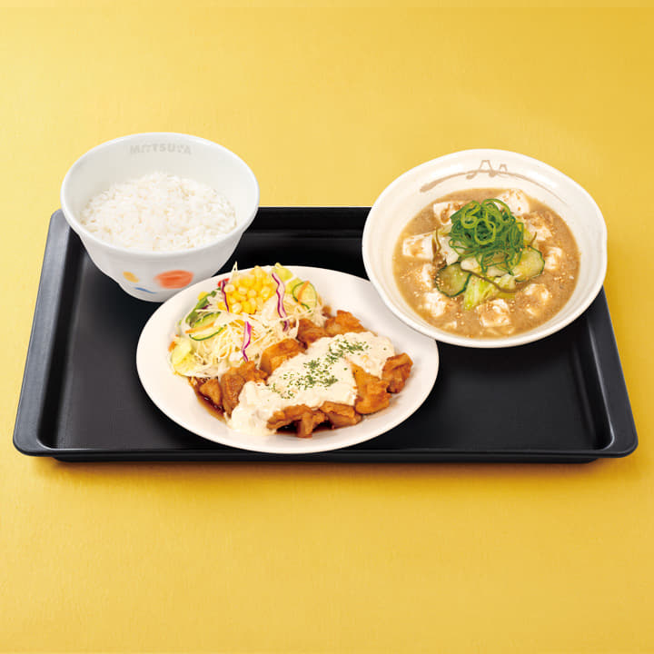 冷や汁チキン南蛮セット