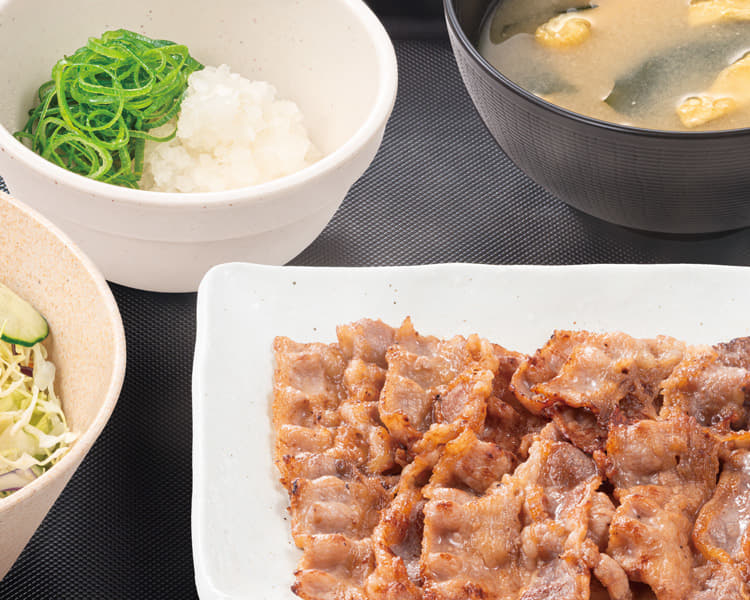 カルビ焼肉定食
