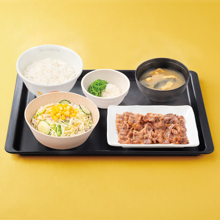 カルビ焼肉定食