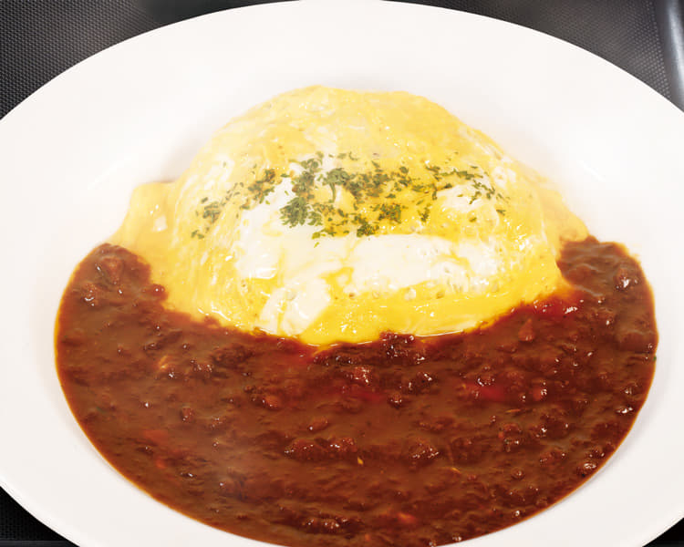 オムデミハンバーグ定食