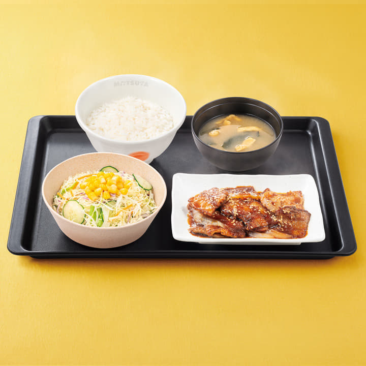 スタミナ厚切り豚カルビ定食