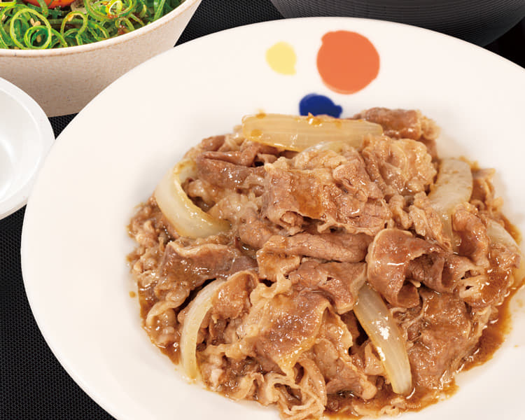 特盛ネギたま牛皿定食