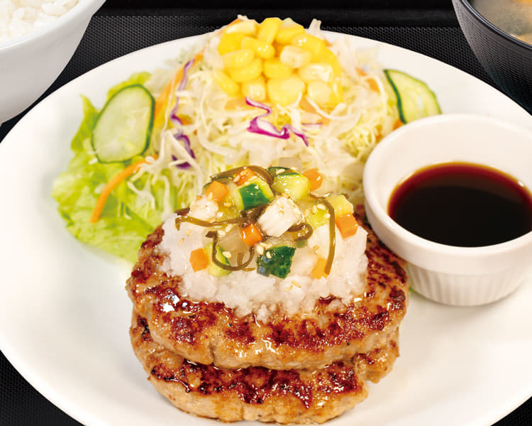 やたら和風ハンバーグ定食