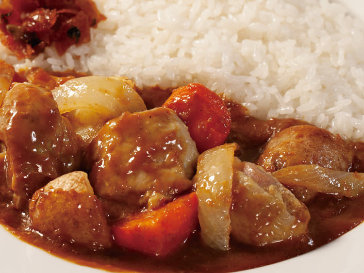 ごろごろ野菜カレー(トッピングチキン)