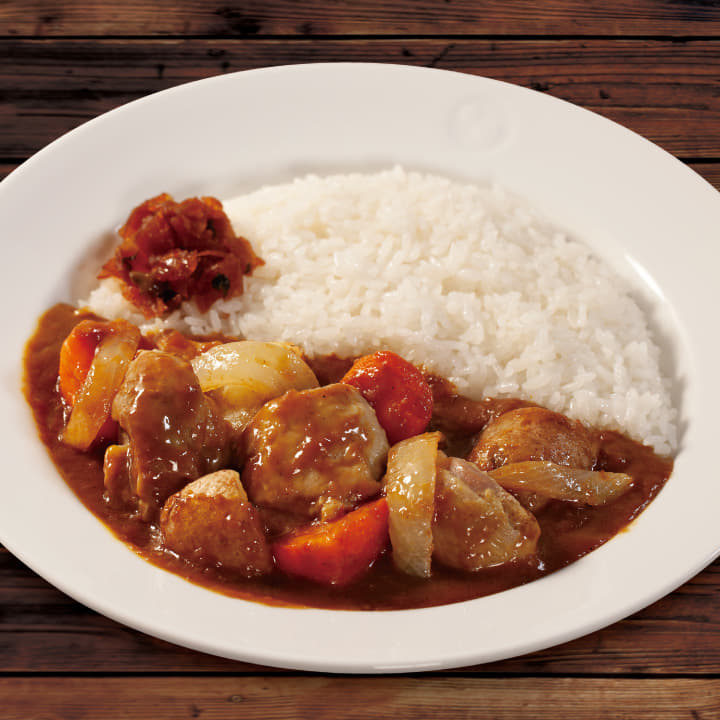 ごろごろ野菜カレー（トッピングチキン）