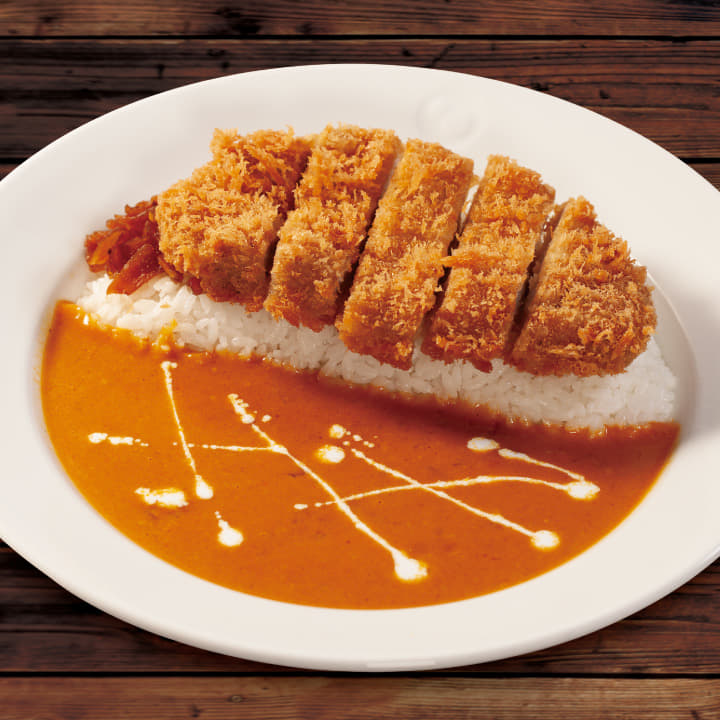 ロースかつバターチキンカレー